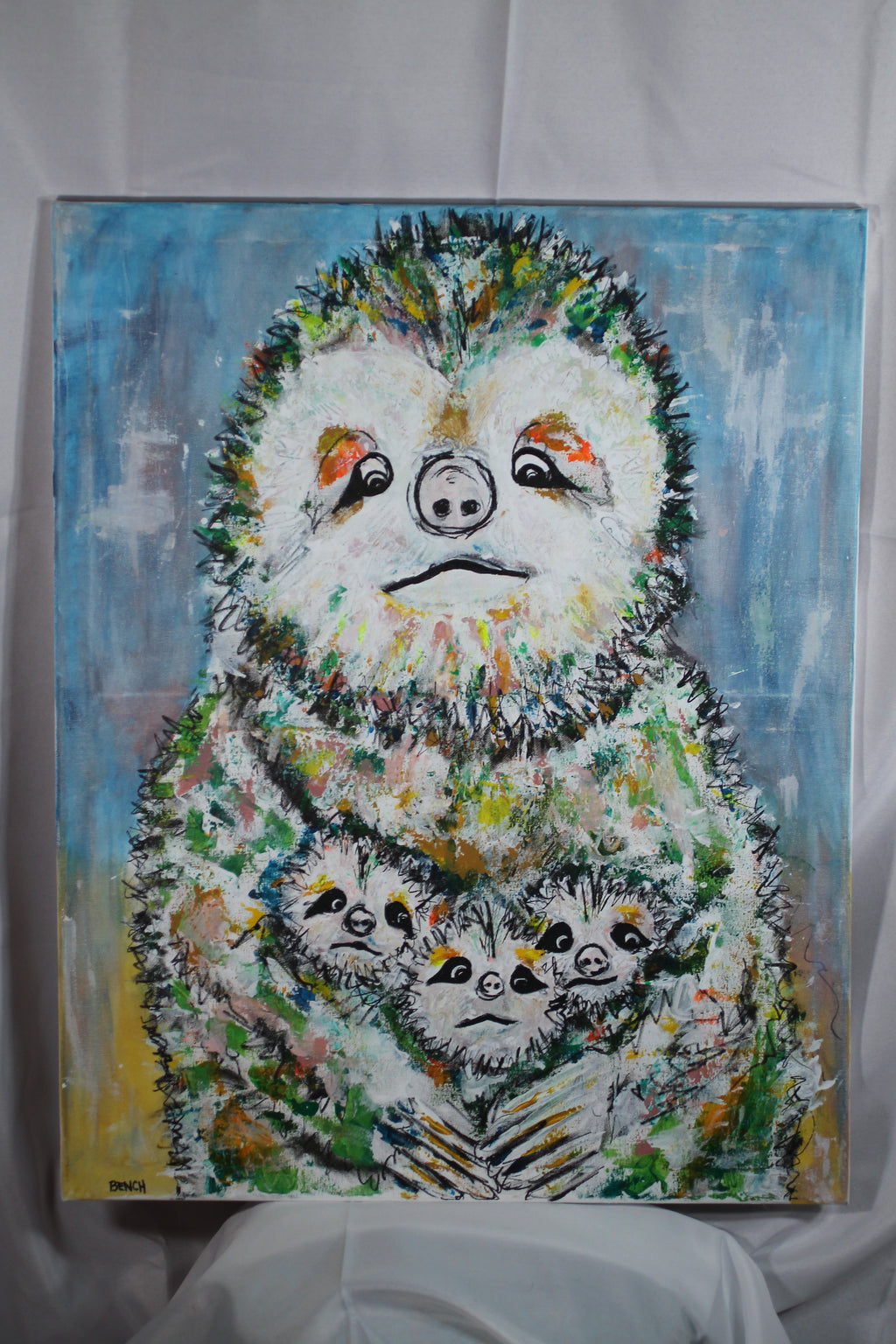 MAMA SLOTH — ORIGINAL PAINTING