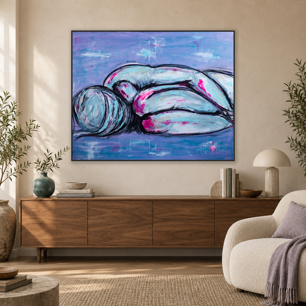 CURLED UP — ART PRINT