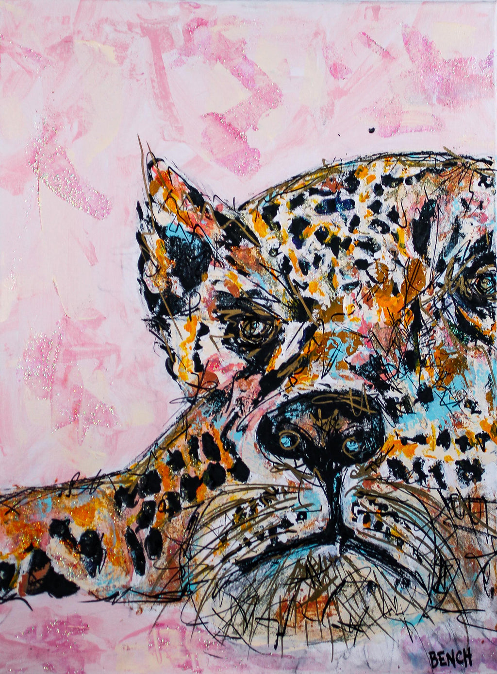 PINK COUGAR artwork by Ali Bench — print preview