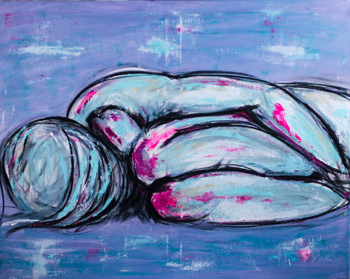 Abstract Nude Figure artwork by Ali Bench — print preview