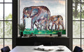 Elephant Family artwork by Ali Bench — print preview