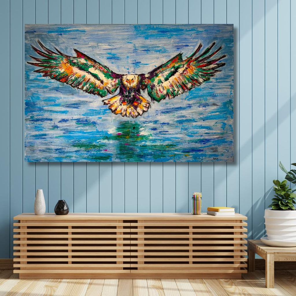 EAGLE artwork by Ali Bench in a room setting — art print preview