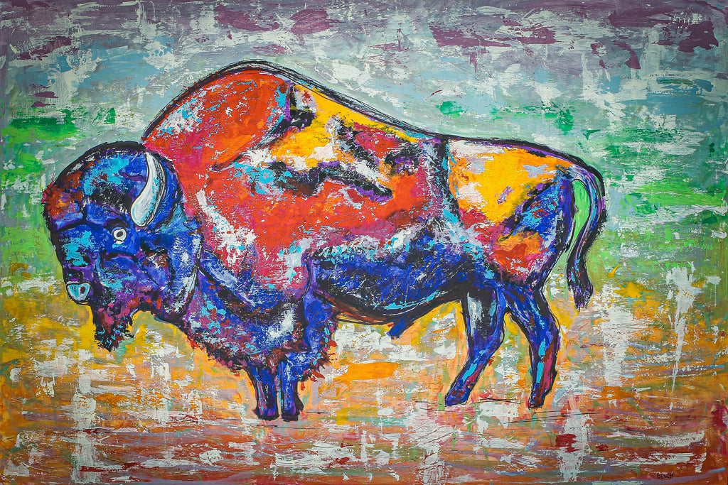 Javier’s Buffalo — complete artwork by Ali Bench.