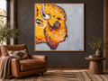 JEFF’S BUFFALO — ART PRINT displayed in a room